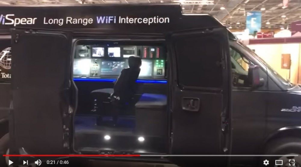 Израильский шпионский фургон, взламывающий айфоны